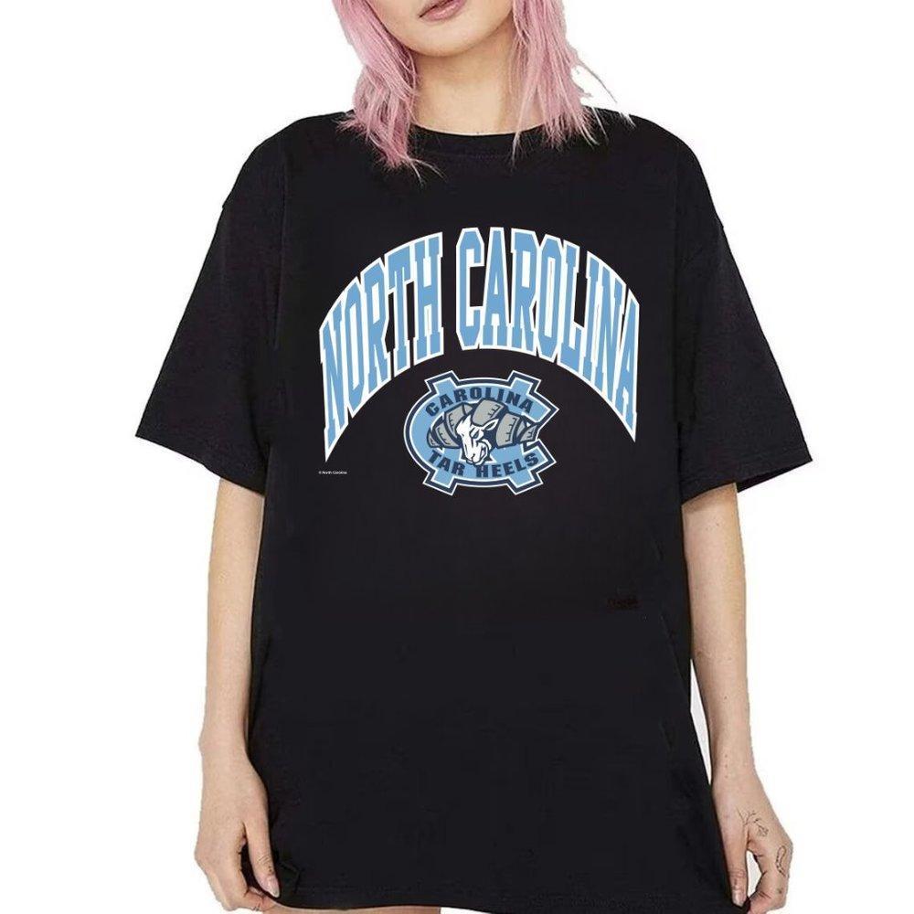 North Carolina Tar Heels Unisex Shirt, Black Cotton Tee